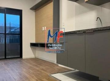 Apartamento · 30m² · 1 Quarto · Excelente apto studio no Belenzinho, com 30m² a.u., 1 dormitório, sala, cozinha, banheiro acessível,