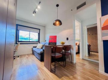Apartamento · 34m² · 1 Quarto · 1 Vaga · Flat para locação na Vila Olímpia com 1 dormitório com sala e quarto em ambientes distintos com 34m²