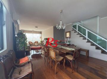 1df4809d3698f6f8a0ecdc7b48510849da2fc6a6 · Cobertura à venda, 255 m² por R$ 1.900.000,00 - Boqueirão - Santos/SP