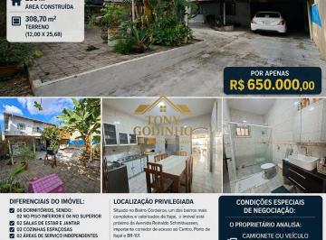 Casa · 230m² · 6 Quartos · 4 Vagas · OPORTUNIDADE ÚNICA DE ADQUIRIR UM IMÓVEL ESCRITURADO - BAIRRO CORDEIROS
