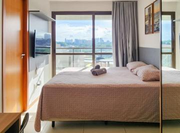 Apartamento · 25m² · 1 Quarto · 1 Vaga · ALUGUEL - STUDIO MOBILIADO NO CAMINHO DAS ÁRVORES.