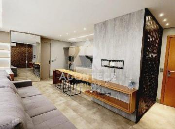 Apartamento · 43m² · 2 Quartos · 2 Vagas · ÓTIMO APARTAMENTO MOBILIADO C/ AR-CONDICIONADO - ALTO PADRÃO NO PAULO ZIMBRES DUO CENTER - NOROESTE