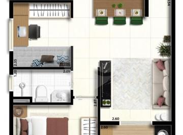 Apartamento · 45m² · 2 Quartos · 2 Vagas · Apartamento com 2 quartos à venda em Anchieta - SP