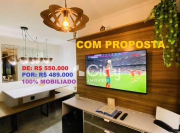 COM PROPOSTA · Apartamento Garden 3 quartos 1 suíte, 58m²+8m² Garden, à venda 100% MOBILIADO por R$ 489.000 - Boa V