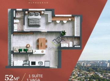 84908e8a2b22362c7a319b3e7801327a67074873 · Apartamento com 1 dormitório à venda, 52 m² por R$ 730.000,00 - Alphaville Empresarial - Barueri/SP