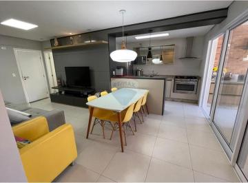 Apartamento · 100m² · 2 Quartos · 2 Vagas · Apartamento a venda Guarujá Garden 2 suítes armário embutido ar condicionado Lavabo Cozinha American