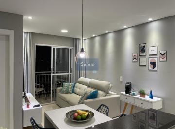 Foto 01 · Venda de Apartamento mobiliado de 2 quartos no Vista Park, Jundiaí-SP: 1 suíte, 2 salas, 1 banheiro,