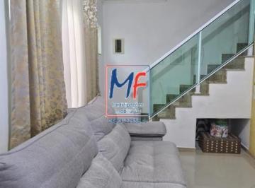 Casa · 64m² · 2 Quartos · Excelente sobrado em cond. fechado na Vila São Geraldo, com 64m² a.u., 2 dormitórios (2 suítes), sal