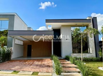 Foto 01 · Casa de Luxo em Condomínio: 3 Quartos, 3 Suítes, 2 Salas, 5 Banheiros, 4 Vagas - Jardim Juliana, Ind
