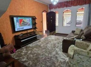 Casa · 194m² · 4 Quartos · 3 Vagas · Sobrado com 4 Quartos para Alugar, 194m² - Vila Camilopolis, Santo André/SP.