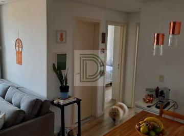 Apartamento · 48m² · 2 Quartos · 1 Vaga · Apartamento - 48m², 2 dormitórios com armários, 1 vaga de garagem - Taboão da Serra