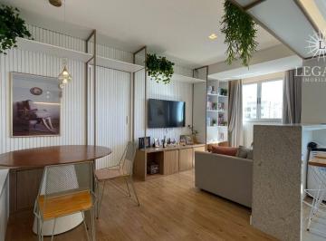 Sala · Apartamento reformado de 1 quarto para locação - Residencial Duetto - Guará 2 - Brasília DF