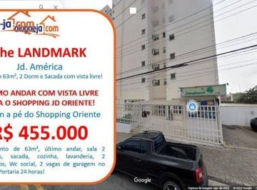 026047d0f45eda05a36d8f88607635aff26765f1 · Apartamento com 2 dormitórios à venda, 63 m² por R$ 455.000,00 - Jardim América - São José dos Campo