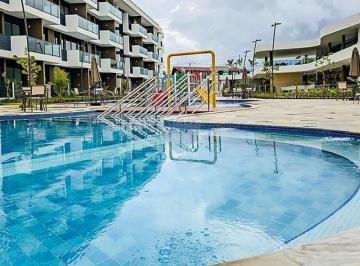 Apartamento · 29m² · 1 Quarto · 1 Vaga · Flat Mobiliado à Venda no Makia Beach Experience – Muro Alto | Porto de Galinhas - PE