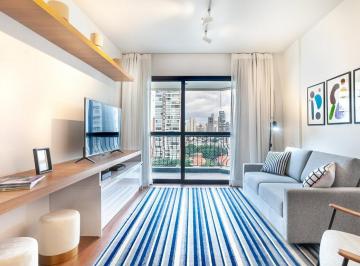 Apartamento · 109m² · 3 Quartos · 2 Vagas · Locação reformado, com 3 suítes, 2 vagas e varandas (mobilhado)