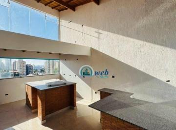 5e047b6b121277960987f88f007c1bed85d8a176 · Cobertura Duplex s/ condomínio com 2 dormitórios à venda, 106 m² por R$ 529.000 - Campestre - Santo