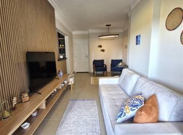03 · Apto de 2 Dorm c/ SUÍTE, TODO mobiliado e planejado, 78 m² de área útil. BAIRRO: CANTO DO FORTE. 2 Q