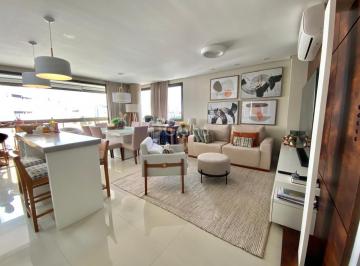 6 Sala conjugada · Apartamento de 100m² com 1 suíte e 2 demi-suítes no Estreito