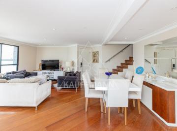 Apartamento · 205m² · 5 Quartos · 3 Vagas · Cobertura Triplex à Venda em Brooklin - 5 Quartos (3 Suítes), 3 Vagas, 205m² A.U.