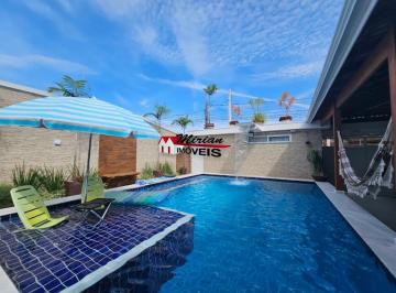 Casa de 3 quartos, Peruíbe · Casa 3 Dts, Espaço Gourmet, Piscina Com Cascata Seu Paraiso Na Praia