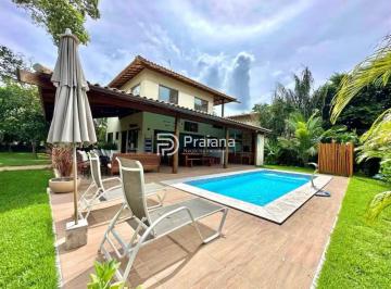 Casa · 268m² · 5 Quartos · 4 Vagas · Casa de luxo em condomínio na Praia do Forte, Mata de São João-BA: 5 quartos, 4 suítes, 261m² de con