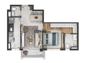 Apartamento · 52m² · 1 Quarto · 1 Vaga · Studio 52m² a Venda -Soul