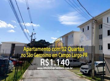 44ff929f9d316e64c8f47decb48ec98fa32ea7d0 · Apartamento com 02 Quartos no São Geronimo em Campo Largo-PR  - Locação por R$1.140,00