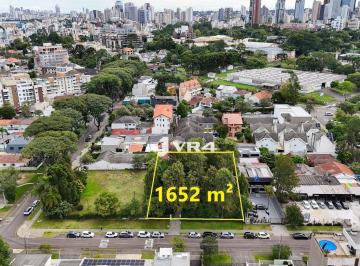ce5abe94671218ea78cd243f88c6bbd50ea0acfc · Terreno à venda, 1652 m² por R$ 3.490.000,00 - Hugo Lange - Curitiba/PR