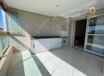 615707f751a1ad75e68252f64d8dc6de48fce514 · Apartamento com 2 dormitórios à venda, 70 m² por R$ 495.000 - Vila Guilhermina - Praia Grande/SP