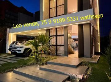 Casa de 4 quartos, Feira de Santana · Leo vende, bairro Papagaio, 4\4 c 3 suítes, piscina, goumert, mobiliada