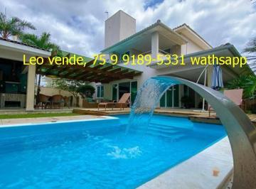 Casa de 4 quartos, Feira de Santana · Leo vende, bairro Sim, 4 suítes, piscina, área goumert.