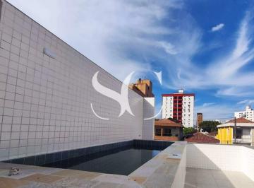 Casa · 200m² · 3 Quartos · 2 Vagas · Vende-se sobreposta alta com 03 suítes e espaço gourmet no bairro de Embaré em Santos