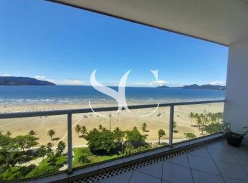 Apartamento · 126m² · 3 Quartos · 1 Vaga · APARTAMENTO NA ORLA COM VISTA TOTAL PARA O MAR 3 DORMITÓRIOS NO GONZAGA