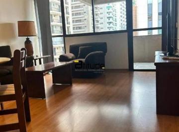 Apartamento · 61m² · 1 Quarto · 1 Vaga · APARTAMENTO MOBILIADO UM DORMITORIO CENTRO ALPHAVILLE 61M2