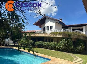 Foto 01 · Casa de luxo em condomínio na Aldeia da Serra, Santana de Parnaíba-SP: 4 quartos, 2 suítes, 3 salas,