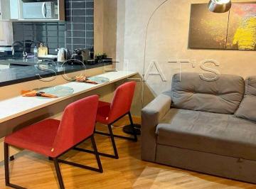 Apartamento · 31m² · 1 Quarto · 1 Vaga · Flat no Hampton Park disponível para locação com 31m², 1 dormitório e 1 vaga de garagem.