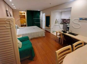 Apartamento · 27m² · 1 Quarto · 1 Vaga · Flat disponível para locação na Ch. Sto. Antônio, próximo ao Carrefour e Marg. Pinheiros.