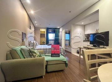 Apartamento · 27m² · 1 Quarto · 1 Vaga · Flat disponível para locação na Ch. Sto. Antônio, próximo ao Carrefour e Marg. Pinheiros.