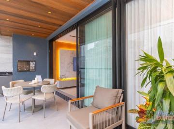 terraco · Apartamento NOVO e DECORADO, 169m² no bairro Champagnat, com 3 suítes, 5 banheiros e 3 vagas de gara