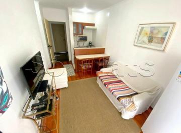Apartamento · 32m² · 1 Quarto · 1 Vaga · Flat Moema Top Life, apto disponível para venda com 32m², 01 dorm e 01 vaga