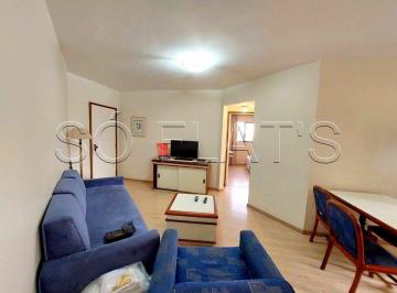 Apartamento · 45m² · 1 Quarto · 1 Vaga · Flat nos Jardim Paulista com 45m² totalmente mobiliado à venda.