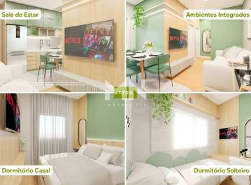 Apartamento · 45m² · 2 Quartos · 1 Vaga · Apartamento na planta à venda, 2 quartos, 1 suíte, 1 vaga, Caguassu - Sorocaba/SP