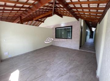 Casa · 110m² · 2 Quartos · 2 Vagas · CASA NOVA TÉRREA 2 DORMS, SUÍTE, 2 VAGAS 100mts da PRAIA  – Praia Grande