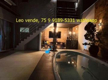 Casa de 3 quartos, Feira de Santana · Leo vende, bairro Sim, 3\4 c 2 suítes, piscina, goumert