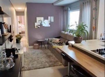 sala · Cobertura à venda, 140 m² por R$ 634.000,00 - Vila Valparaíso - Santo André/SP
