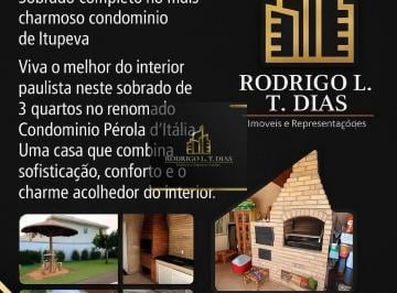 Casa · 150m² · 3 Quartos · 2 Vagas · LINDA CASA EM CONDOMÍNIO PÉROLA D'ITÁLIA EM ITUPEVA/SP
