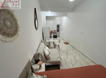 Foto 01 · Apartamento à venda em Praia Grande-SP, Aviação: 1 quarto, 1 banheiro, 1 vaga de garagem, 28m² de ár