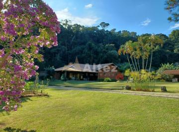 Foto 01 · Chácara com 9000 m2, Casas c/ 4 Quartos, Piscina, Futebol, Fazenda Boa Fé, Teresópolis, RJ