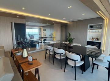 Apartamento · 180m² · 3 Quartos · 3 Vagas · Novo apartamento andar alto Ed. Level mobiliado venda - 3 vagas + 3 suítes