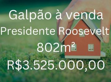 Comercial · 802m² · Galpão à venda, 802 m² por R$ 3.525.000,00 - Presidente Roosevelt - Uberlândia/MG